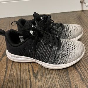 APL Black to White ombré sneakers